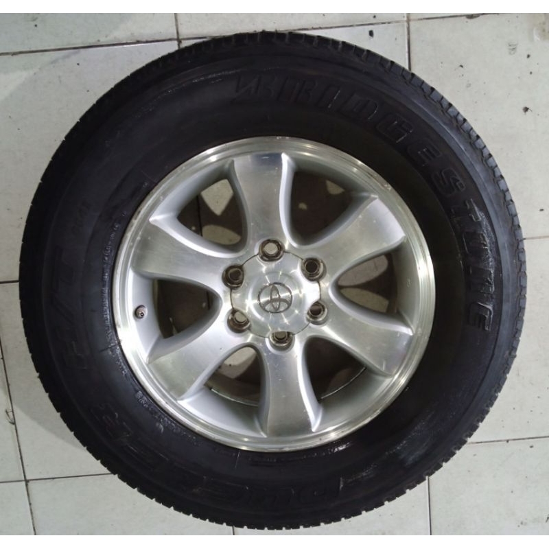 Jual Velg Mobil Bekas Oem Toyota Land cruiser Frado Ring 17 H6x139,7 ...