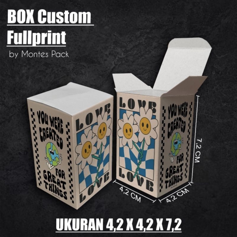 Jual Box Obat Custom / Kemasan Botol 4,2x4,2x7,2 / box kosmetik ...