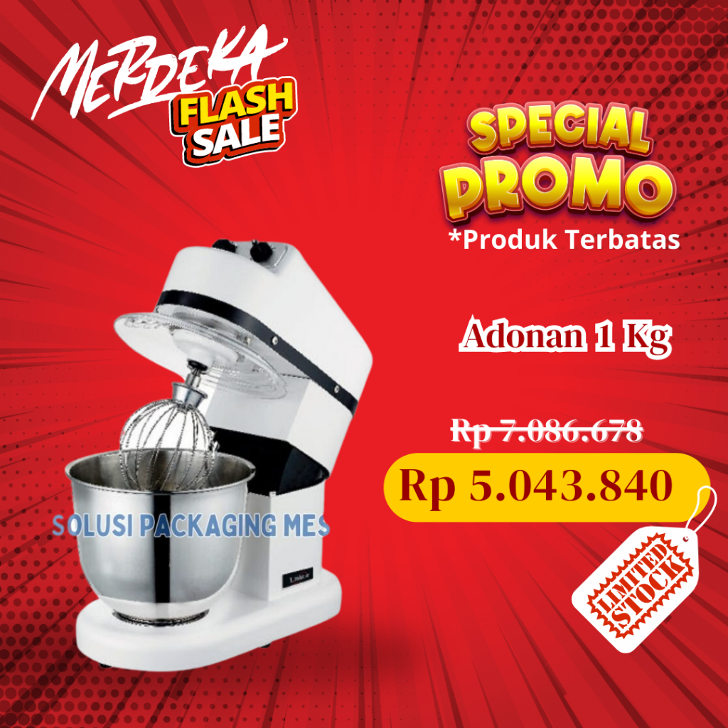 Jual Mesin Pengaduk Adonan Liter Mixer Adonan Planetary Mixer B Getra Shopee Indonesia