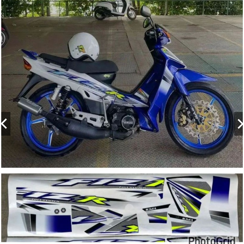 Jual STRIPING VARIASI FIZR 2004 BIRU FIZ R custom YAMAHA | Shopee Indonesia