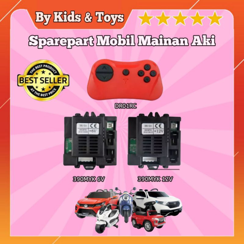 Jual Sparepart Mobil Mainan Aki 6Volt/12Volt Remote Reciver DR01 V2.6 ...
