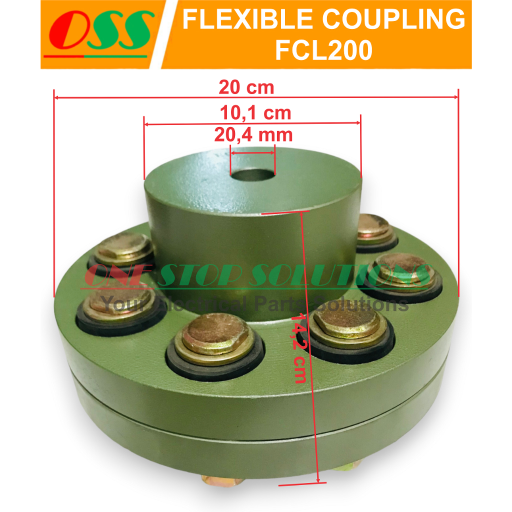 Jual COUPLE / FLEXIBLE COUPLING FCL200 FCL - 200 KOPLING KOPEL POMPA ...