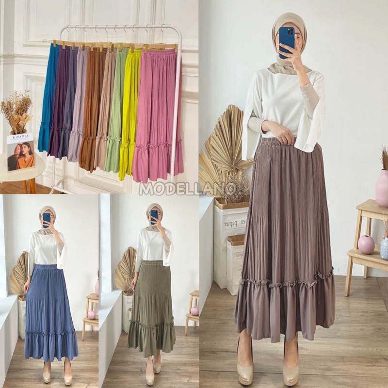 Jual ROK SUSUN CLARA ROK CANDA ROK TUTU TINGKAT ROK POLOS CANTIK KERJA ...