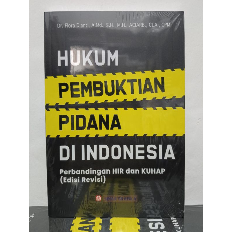 Jual BUKU HUKUM PEMBUKTIAN PIDANA DI INDONESIA PERBANDINGAN HIR DAN ...