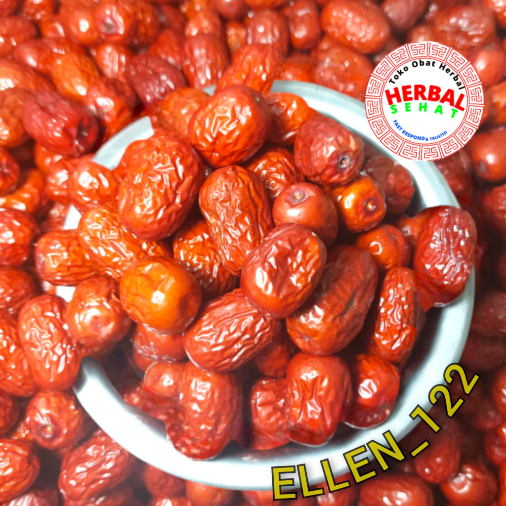 Jual Angco Premium Besar 500 Gram Kurma Cina Merah - Ang Co Hongzao ...