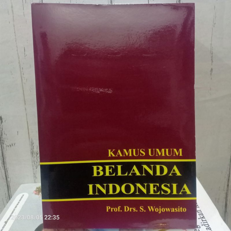 Jual Antik Buku Kamus Umum Bahasa Belanda Indonesia Karangan By Prof