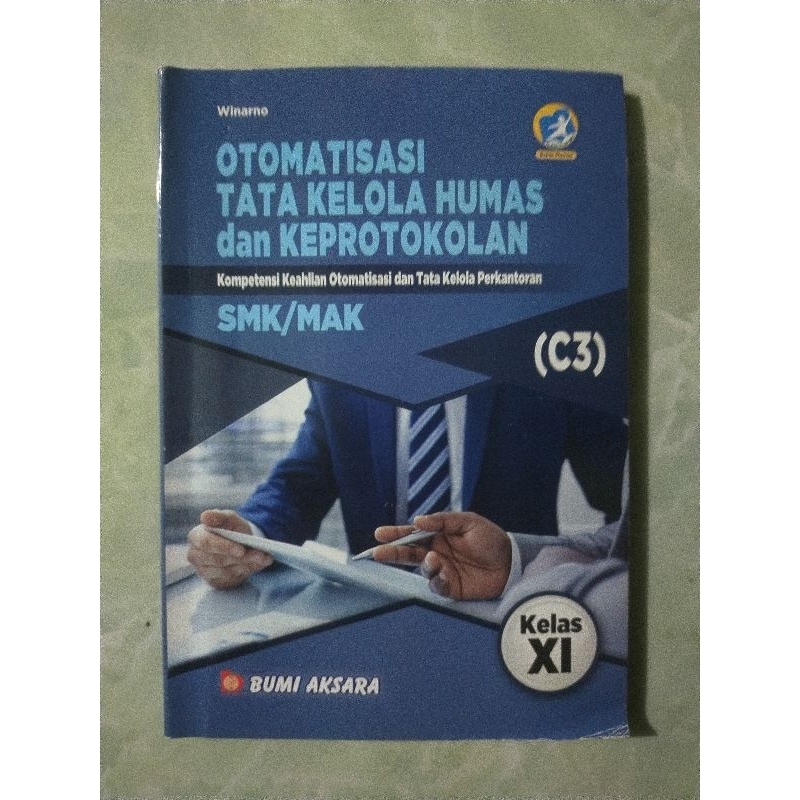 Jual Buku Baru Original Otomatisasi Tata Kelola Humas Dan Keprotokolan C3 Untuk Smkmak Kelas Xi 