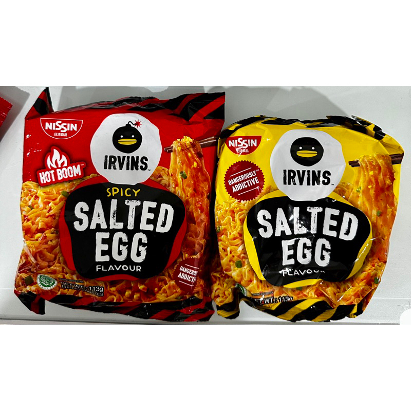 Jual Irvins Salted Egg Original / Spicy Instant Noodles | Shopee Indonesia