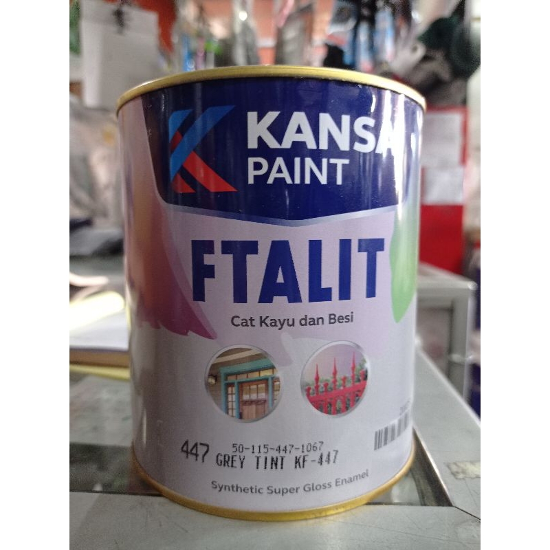 Jual Ftalit Kansai Paint Cat Kayu Dan Besi Kg Merk Kansai Shopee Indonesia