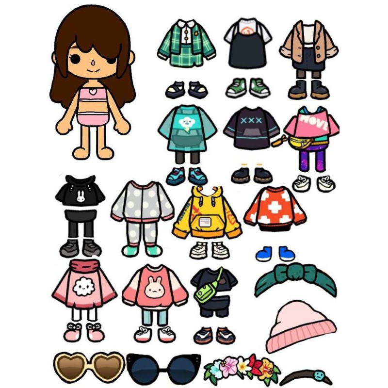 Jual PAPER DOLL TOCA BOCA MAINAN KERTAS BP BP AN TOCA BOCA MAINAN ...