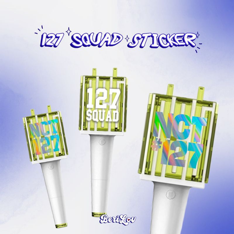 Jual STIKER N C T 127 LIGHTSTICK DECO 127 SQUAD STICKER VER. N C T 127 ...