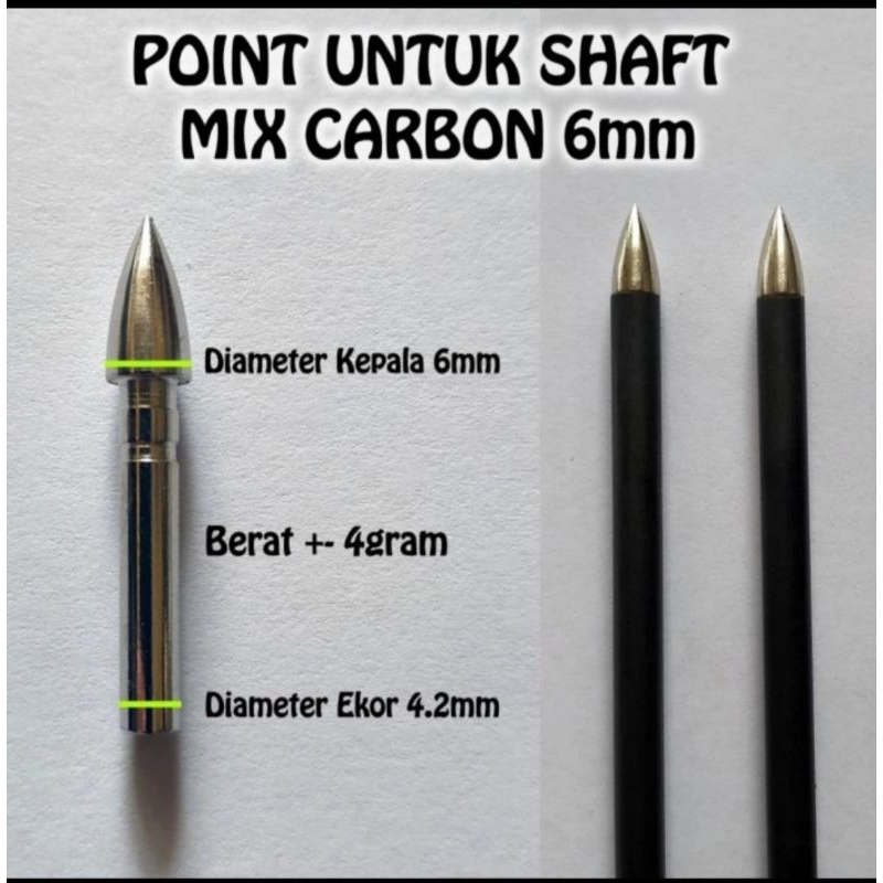 Jual Point Mix Carbon 6 mm | Shopee Indonesia