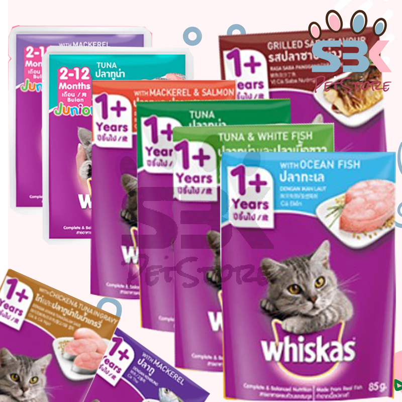 Jual Whiskas Sachet 80gr Makanan Kucing Basah Shopee Indonesia