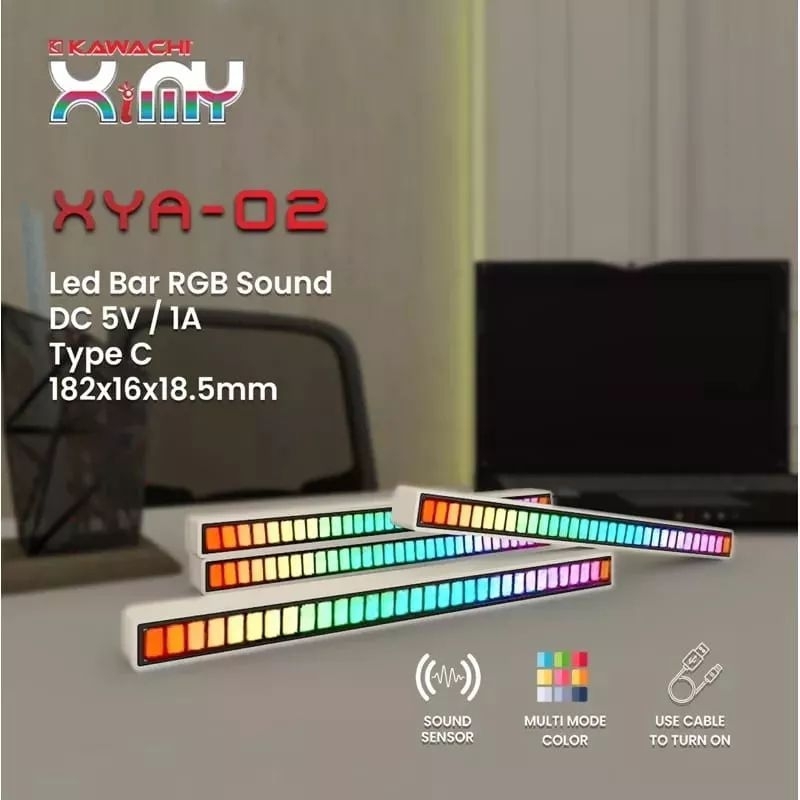 Jual Lampu Led Bar Rgb Music Kawachi Ximy Xya Disco Light Shopee Indonesia