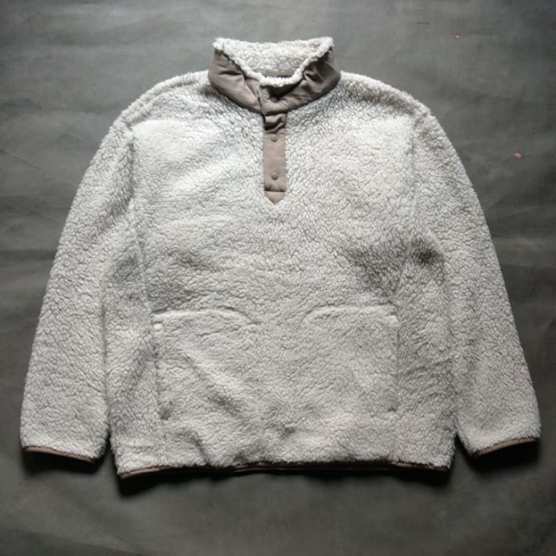 Uniqlo x White Mountaineering Fleece Oversized Longsleeve Pullover