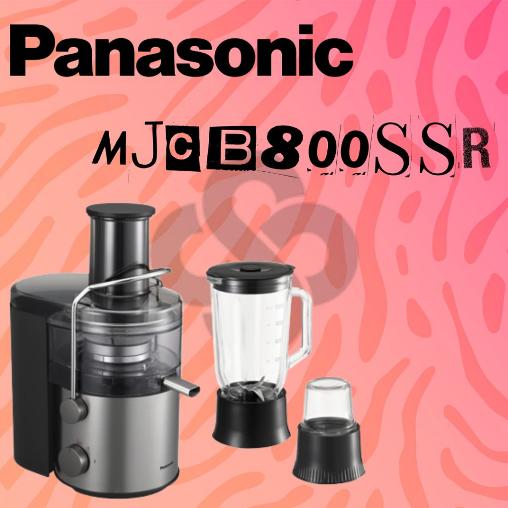 Jual Panasonic Juicer Blender 1,5 Liter 3in1 MJCB800SSR Shopee Indonesia