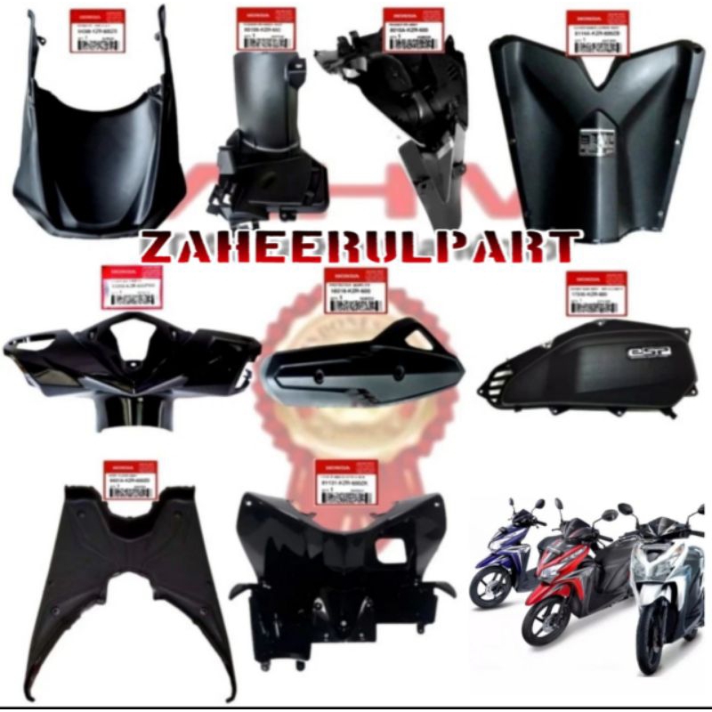 Jual Cover Body Kasar Vario Techno Fi Old Original Ahm