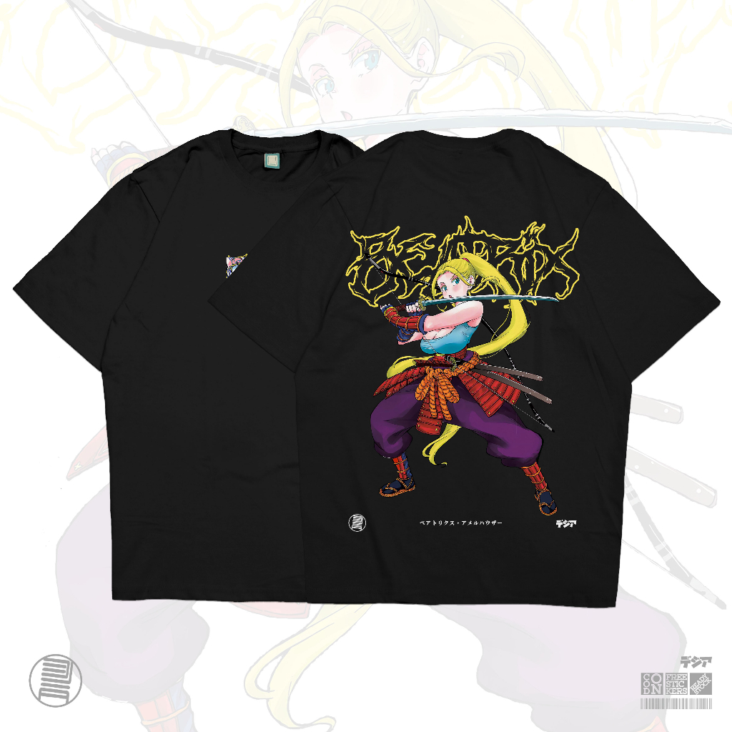 Jual Bea Beatrix Amerhauser Zombie Zom 100 Bucket List of the Dead Kaos  Anime Manga Baju Wibu T-Shirt Jepang DJA Cloth | Shopee Indonesia