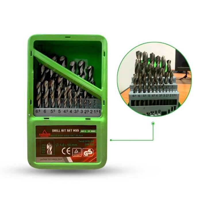 Jual Paket Set Mata Bor Besi Hss Mm Mm Drill Mata Bor Besi