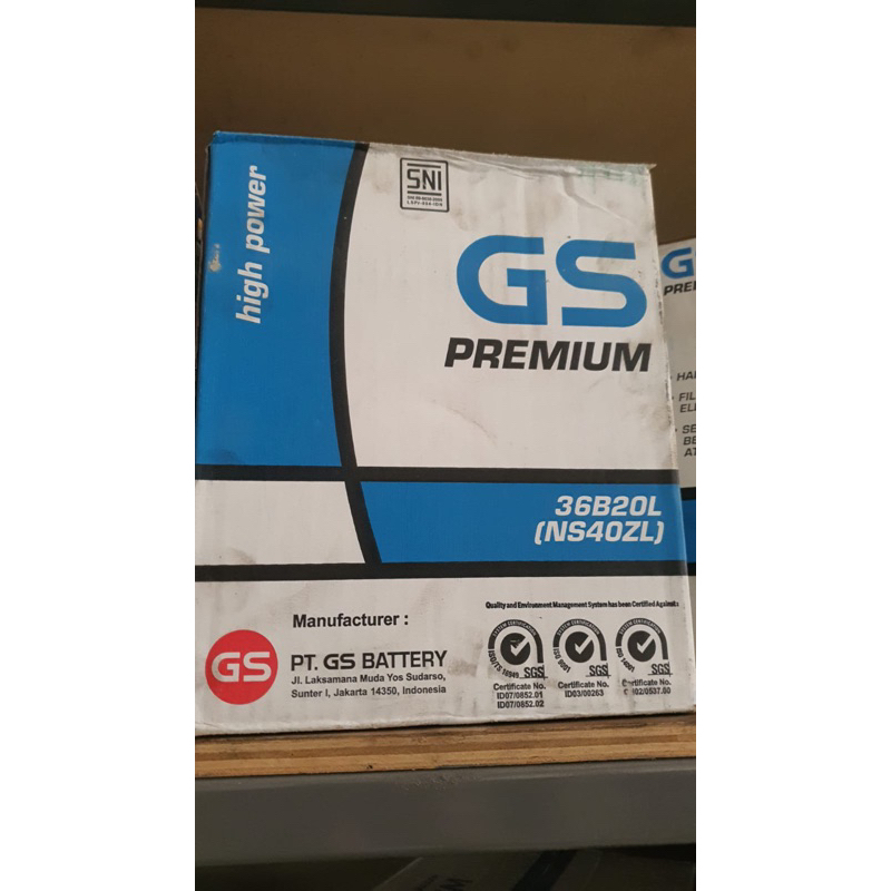 Jual AKI GS NS40ZL AKI BASAH | Shopee Indonesia