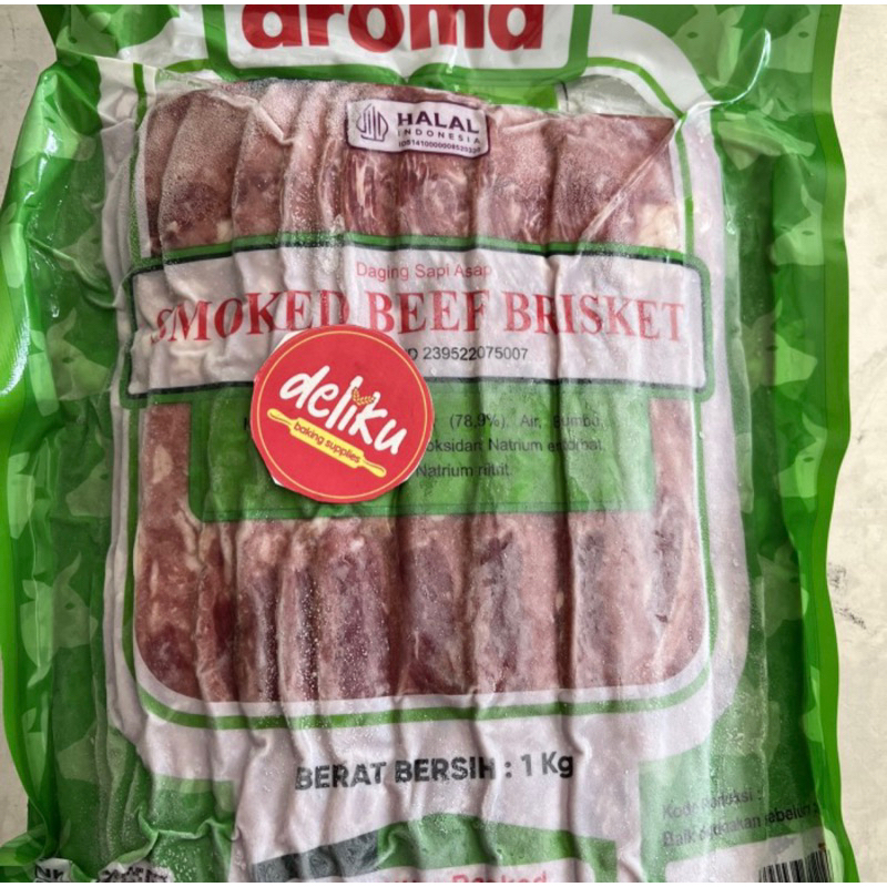 Jual Aroma brisket smoked beef bacon beef halal 1kg enak Shopee Indonesia