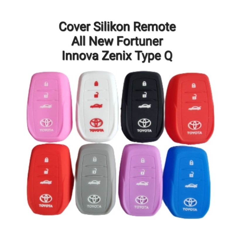 Jual Silikon Cover Remote All New Fortuner Case Kunci Innova Zenix Type ...