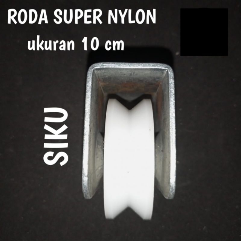 Jual Roda Sliding Super Nylon 10cm Pintu Pagar Shopee Indonesia 6958