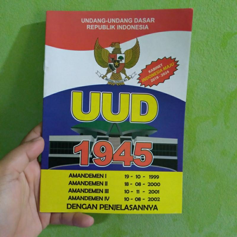 Jual BUKU UUD 1945 KABINET INDONESIA MAJU BESERTA AMANDEMEN UKURAN A5 ...