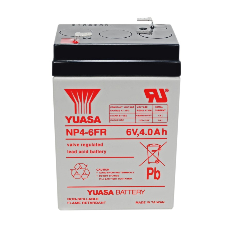 Jual Baterai YUASA 6 Volt 4 Ah Original Aki Kering Accu 6volt 6v 4Ah ...