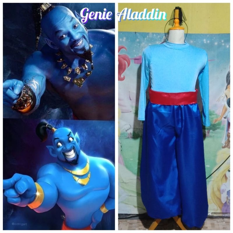 Jual Jin Aladin/Jin Film Aladin Disney/Cosplay Genie Movie Aladdin ...