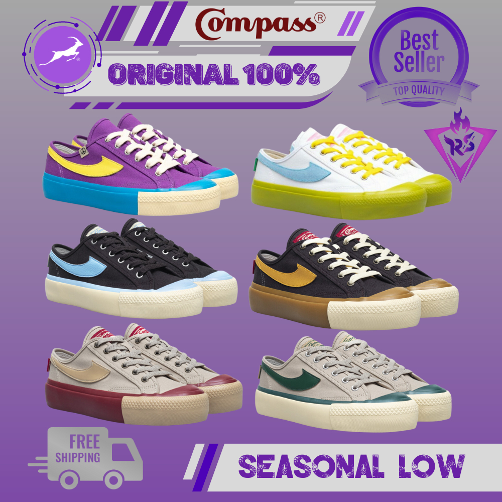 Jual Sepatu Compass Gazelle Low Wafer Green | Compass Gazelle Low ...
