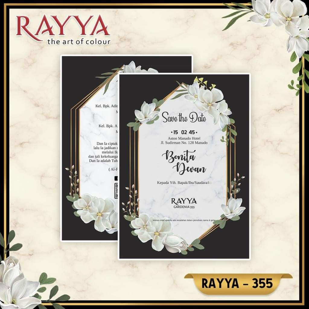 Jual Blangko Undangan Rayya 355 | Blangko Undangan | Undangan Murah ...