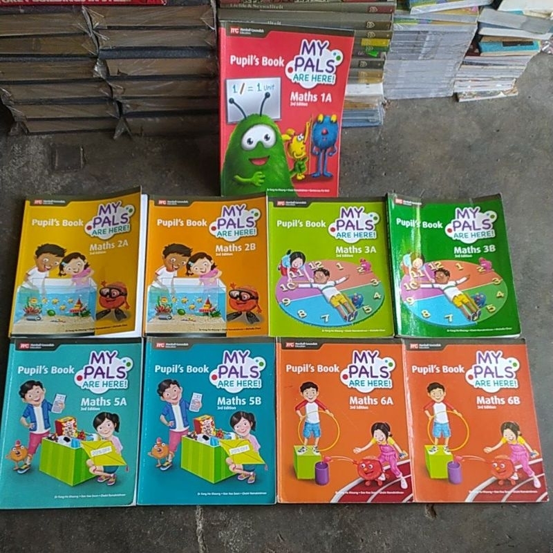 Jual Buku MY PALS ARE HERE! Pupils Book Math 1A,1B,2A,2B, 3A,3B,4A,4B ...