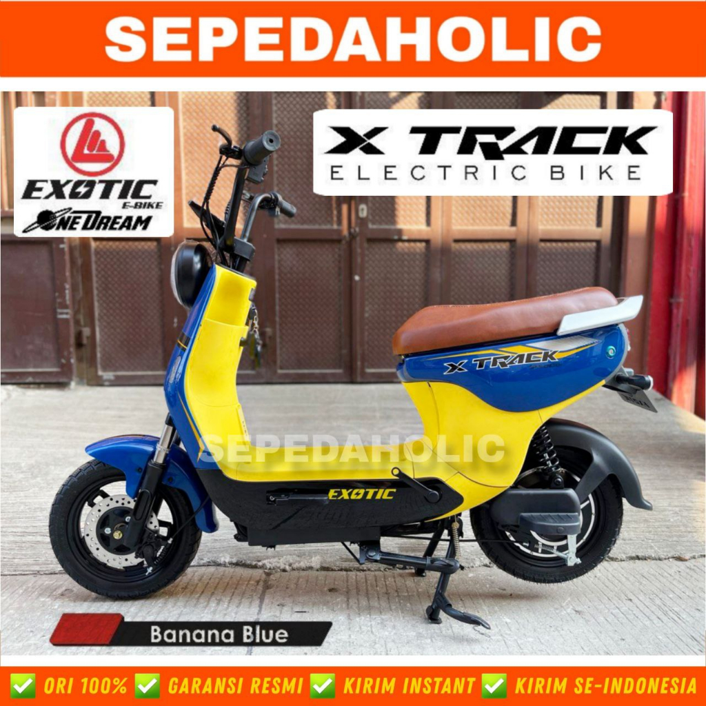 Jual Sepeda Listrik EXOTIC X TRACK BY PACIFIC Electric E Bike 500 Watt ...
