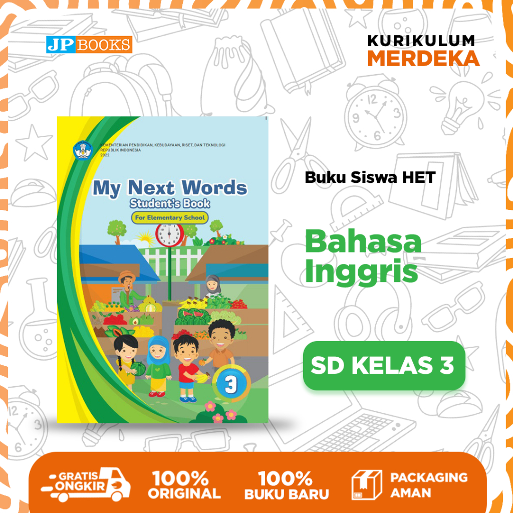 Jual JP Books – Buku Siswa Teks Het Kurmer Sekolah Bahasa Inggris Sd ...