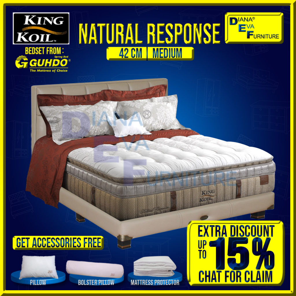 Jual King Koil Natural Response Kasur Springbed (X Guhdo) Shopee