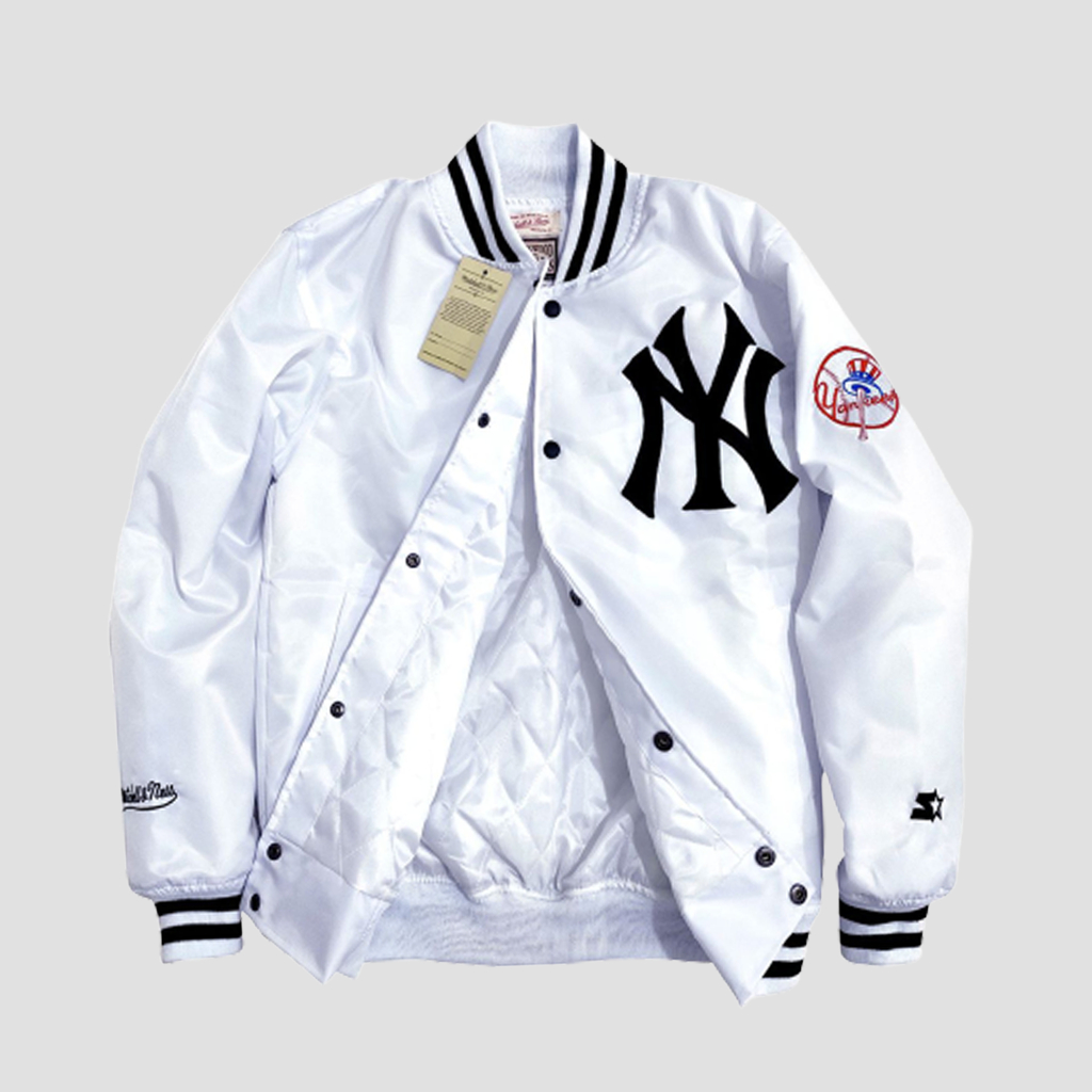 Jual JAKET VARSITY MLB NY NEWYORK YANKEES BASEBALL GIVE AND GO Shopee Indonesia