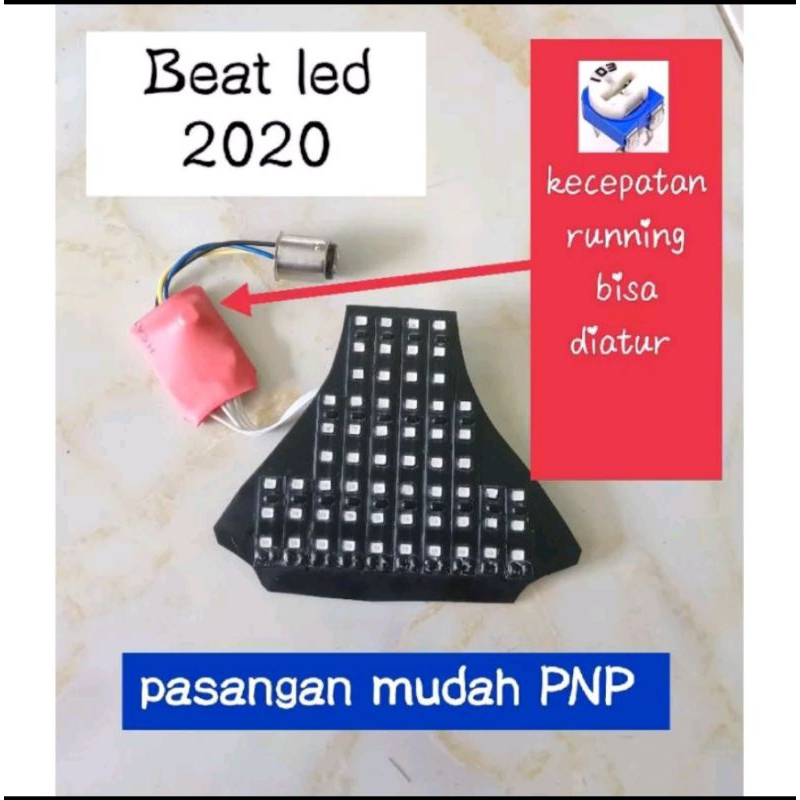 Jual lampu rem led,stop lamp beat deluxe,beat street,beat semua tipe th ...