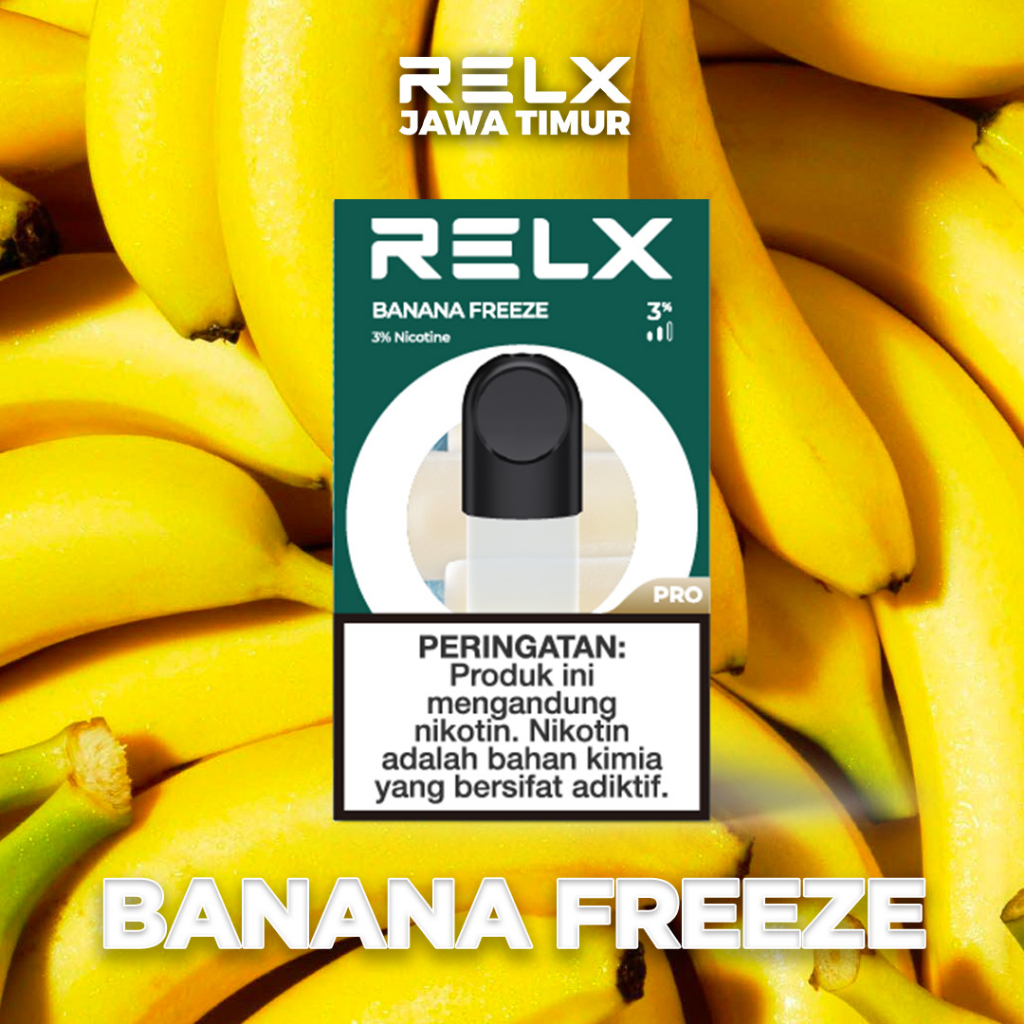 Jual Relx Infinity Essential Pod Pro Banana Freeze / Es Krim | Shopee ...
