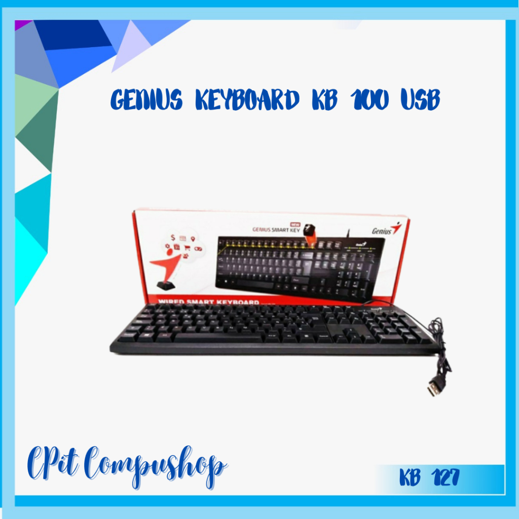 Jual Genius Keyboard KB 100 USB | Shopee Indonesia