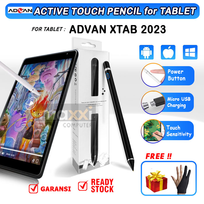 Jual Advan Xtab 8" 8 Inch Tab Tablet 2023 Stylus Pen Pencil Tablet