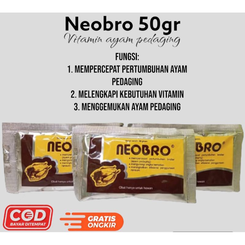 Jual Neobro 250 Gram /Vitamin Ayam dan Itik Pedaging | Shopee Indonesia