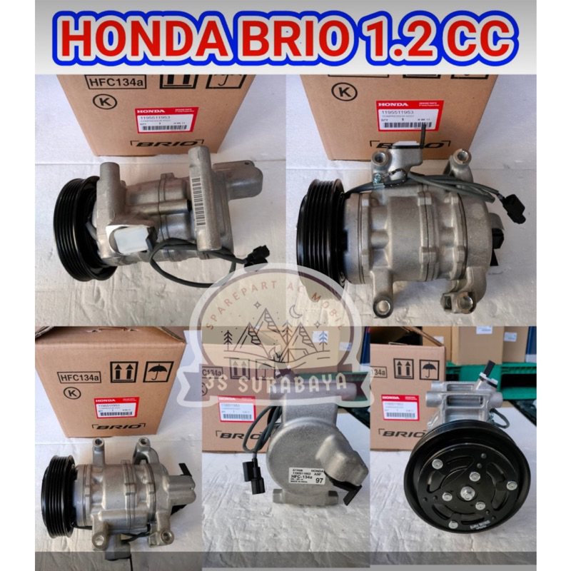 Jual Compresor Kompresor Honda Brio 1200 CC Honda Genuine Ac mobil ...