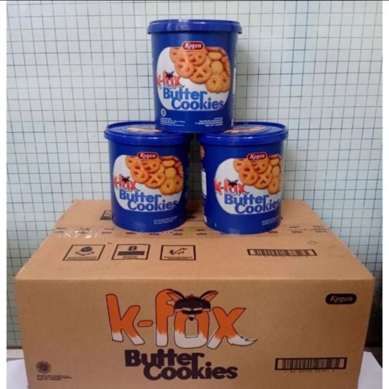 Jual Khong Guan Kogen Kfox Butter Cookies Berat 300Gr Shopee Indonesia