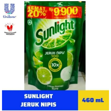 Jual PAKET ISI 2 SUNLIGHT 460ML SEPULUH RIBUAN | Shopee Indonesia