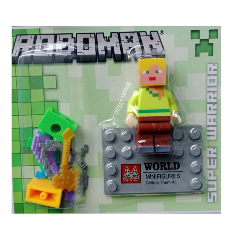Jual ROBOMAN MINECRAFT / ROBOMAN BLOCK / ROBOMAN ANAK ANAK | Shopee ...