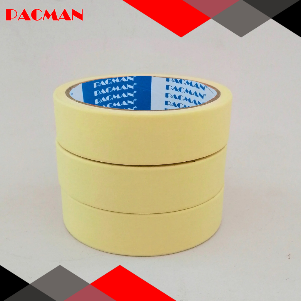 Jual Masking Tape Lakban Kertas lakban Isolasi Solatip Pacman Pita