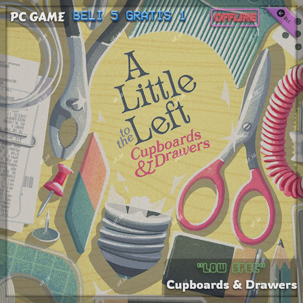 Jual A Little to the Left Cupboards & Drawers DLC PC Game DVD Game PC Shopee Indonesia