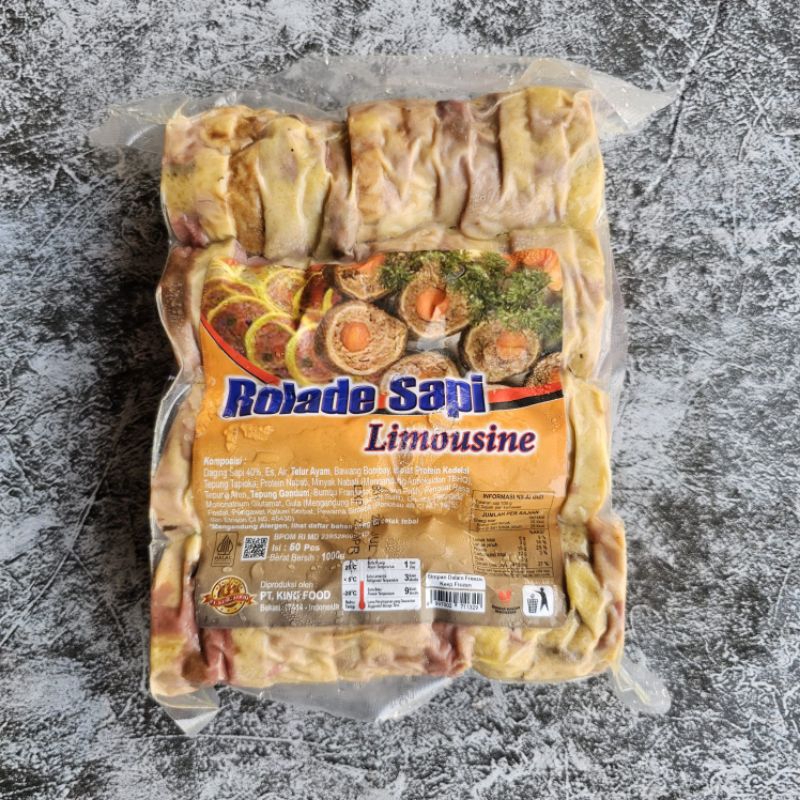 Jual KING FOOD ROLADE SAPI LIMOSIN DAN CATRING 1KG | Shopee Indonesia