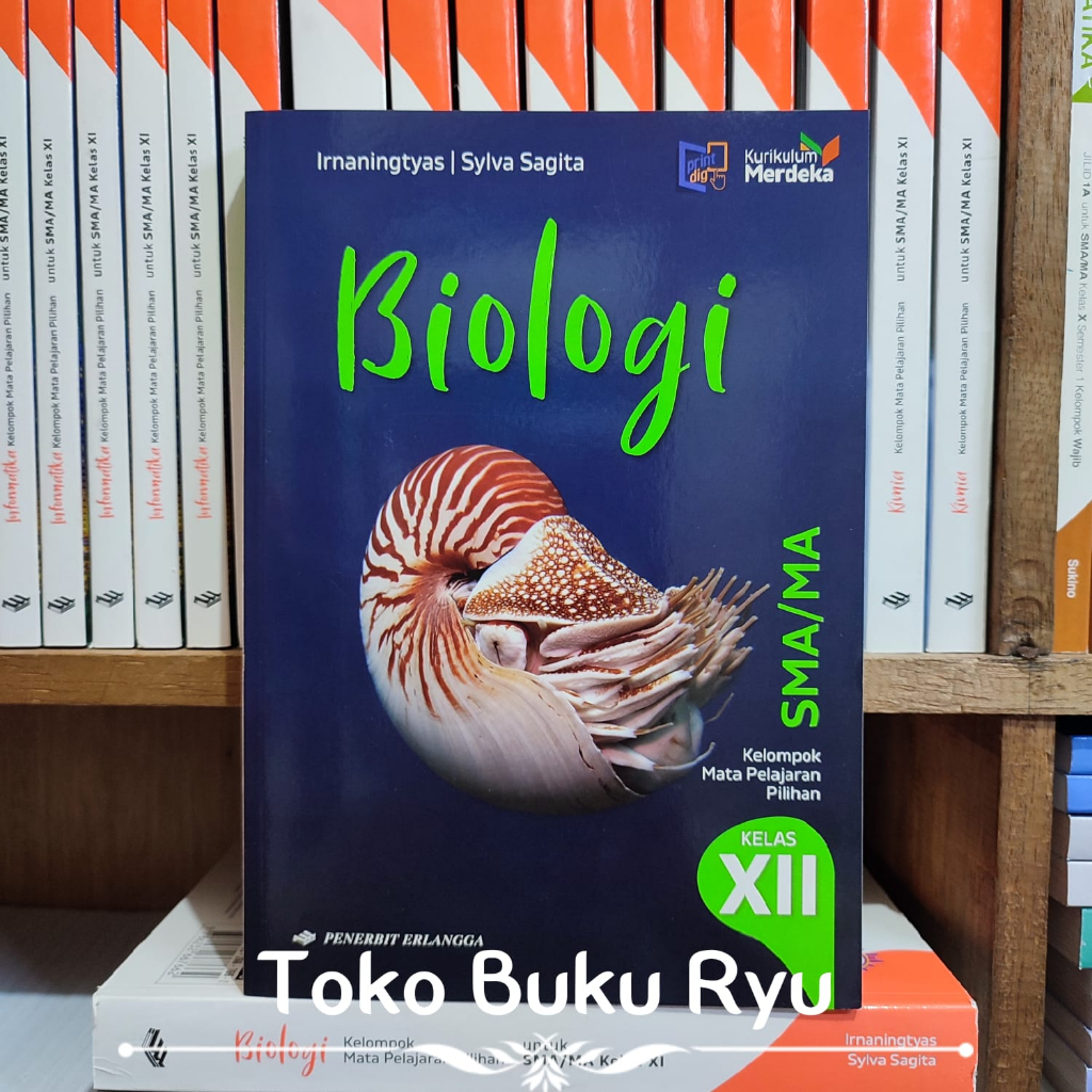 Jual Buku Biologi Kelas 12 Sma Kurikulum Merdeka Erlangga Shopee